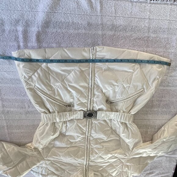 White Guess coat with or without belt - size L - Picture 12 of 15